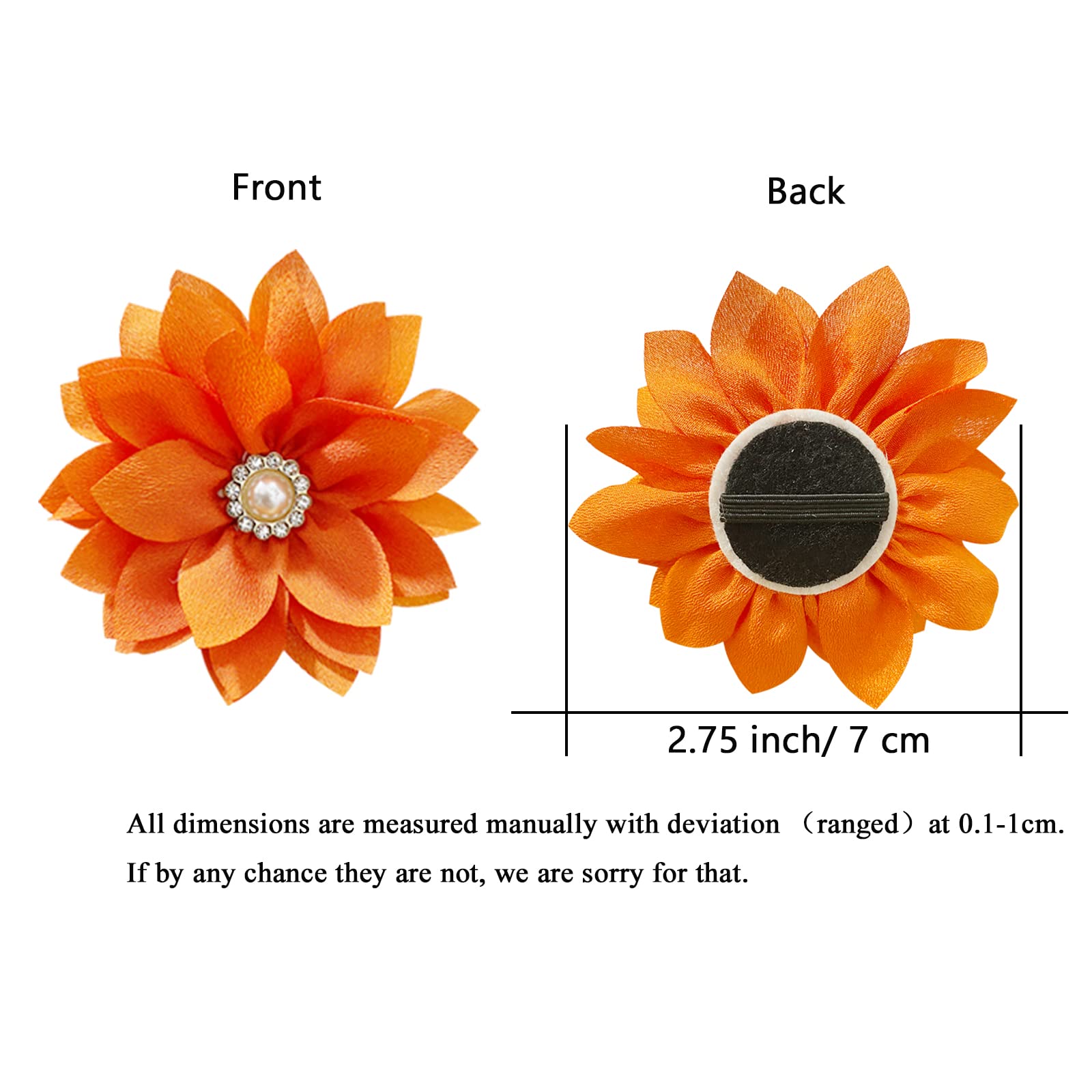 20 Stück Halsband-Blumen Mit Perlen – Bunte Schleifen & Charms Für Hund & Katze