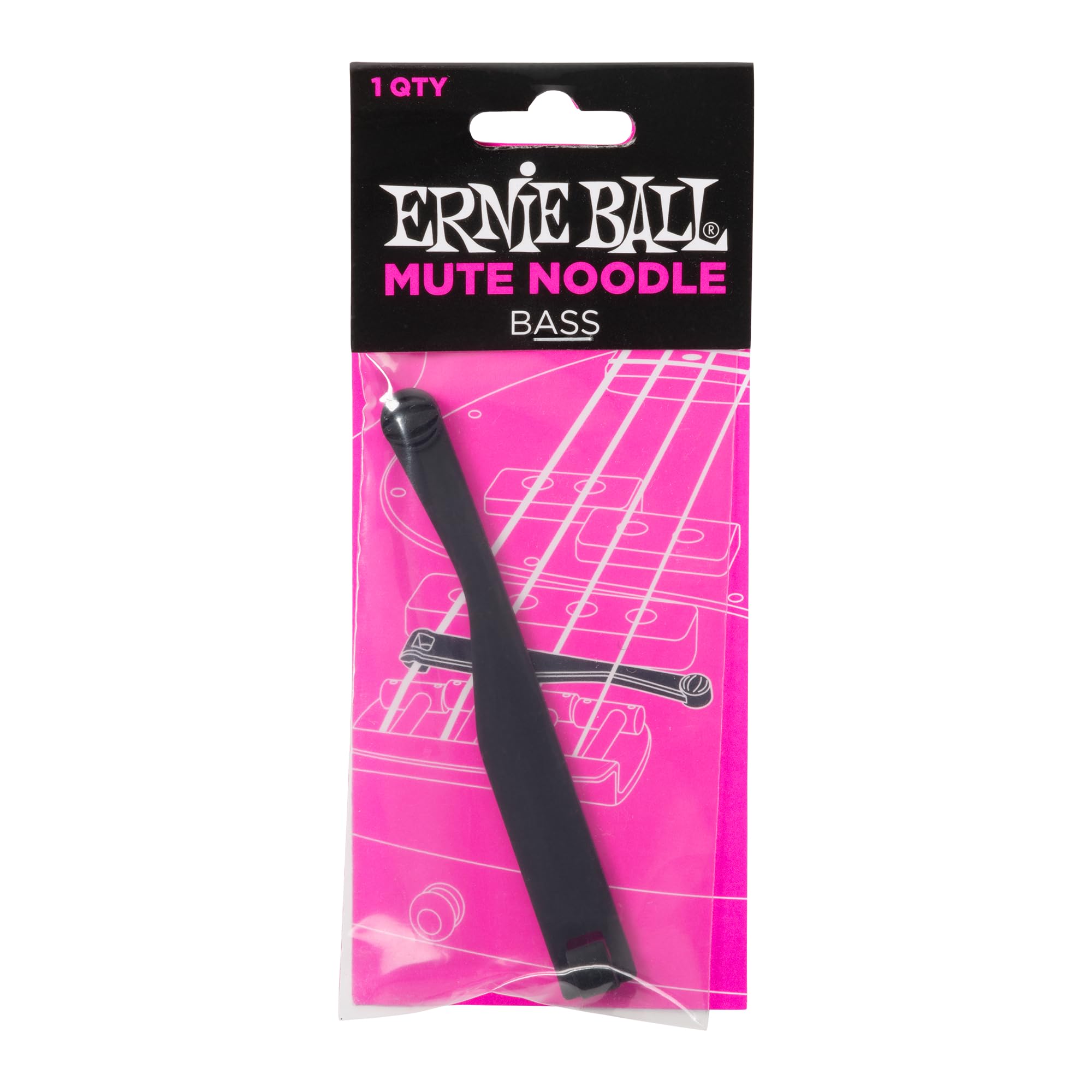 Ernie Ball Mute Noodle Bass Guitar 100% Genuine