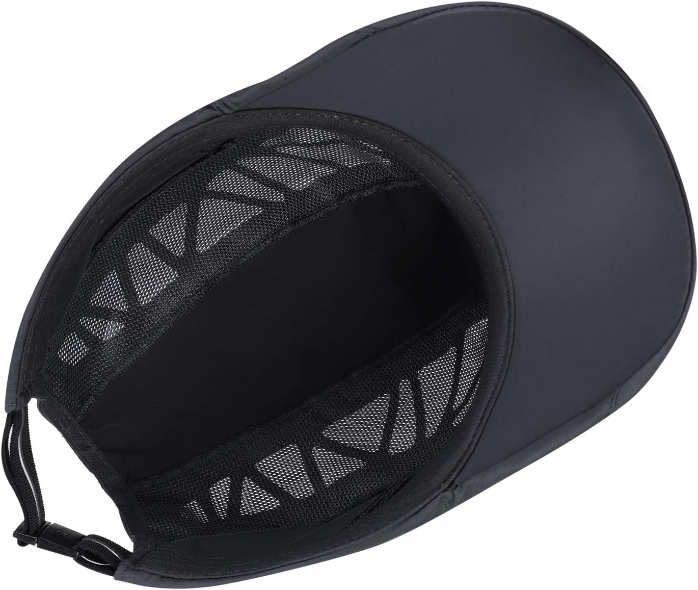 Mens Solid Mesh Baseball Cap Pre-Curved Newsboy Hat Summer UV Protection Sun Hat Quick-Drying Peaked Cap Fishing Hat