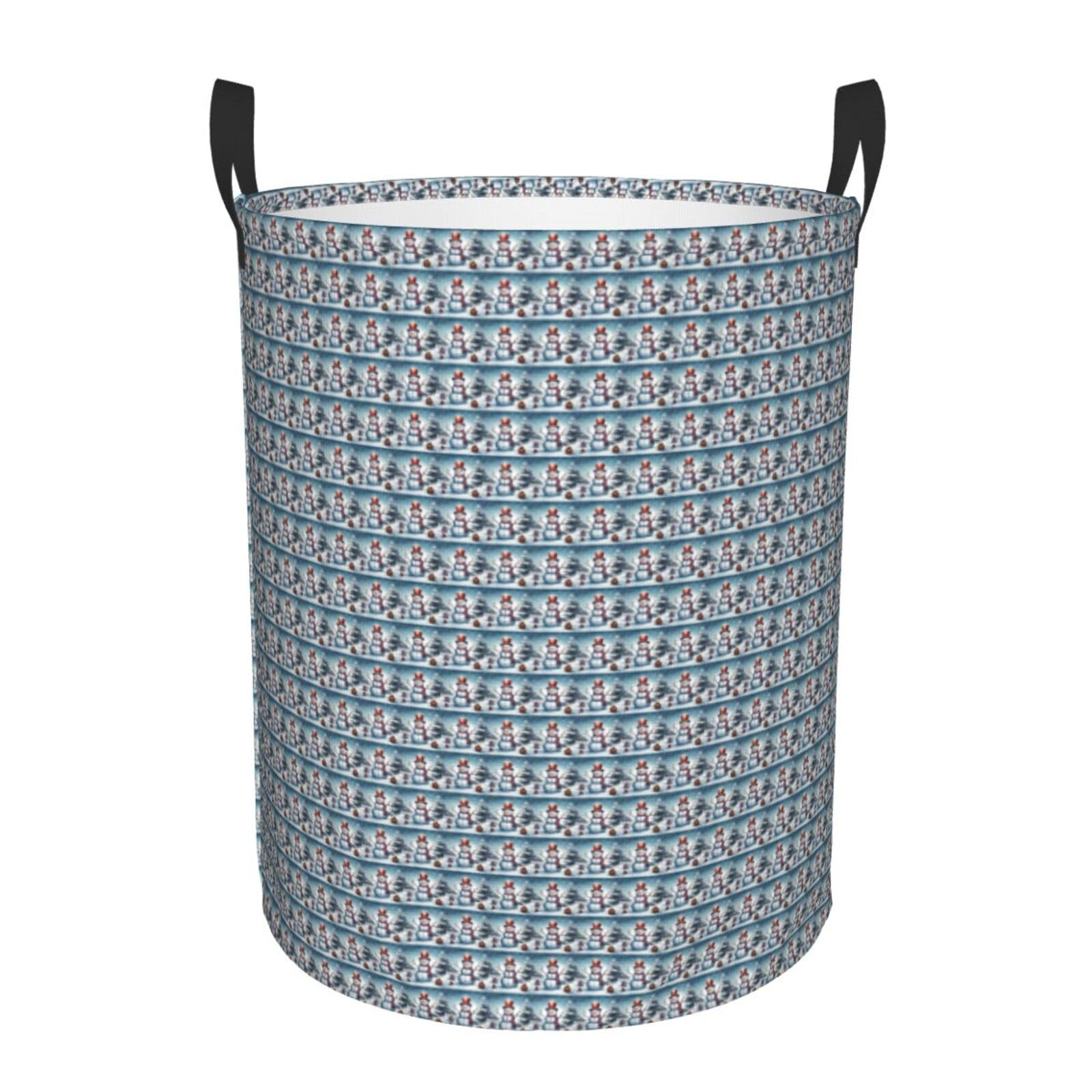 Panier à linge rond étanche Noël pour ranger les vêtements sales