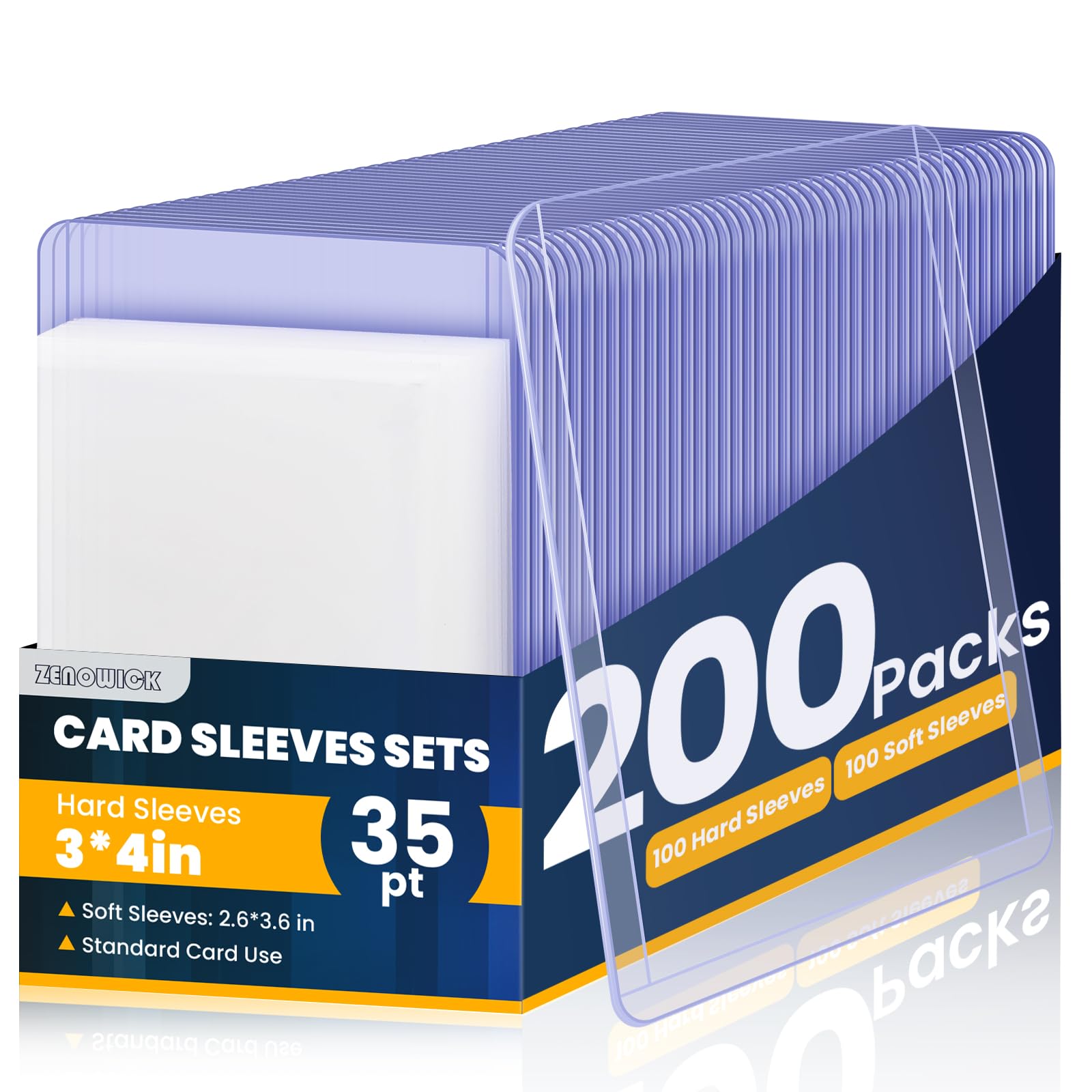 baseball card individual sleeves Amazon.com: Penny Sleeves & Baseball Card Sleeves. Soft, Ultra Clear  Plastic. Pro Sports (1000 Pack) : Toys & Games