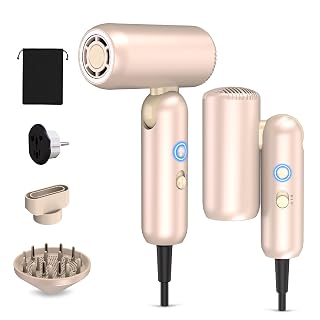 Mythsight StyleVibe High-Speed Dual Voltage Foldable Travel Hair Dryer - Amazon product rated Grade A