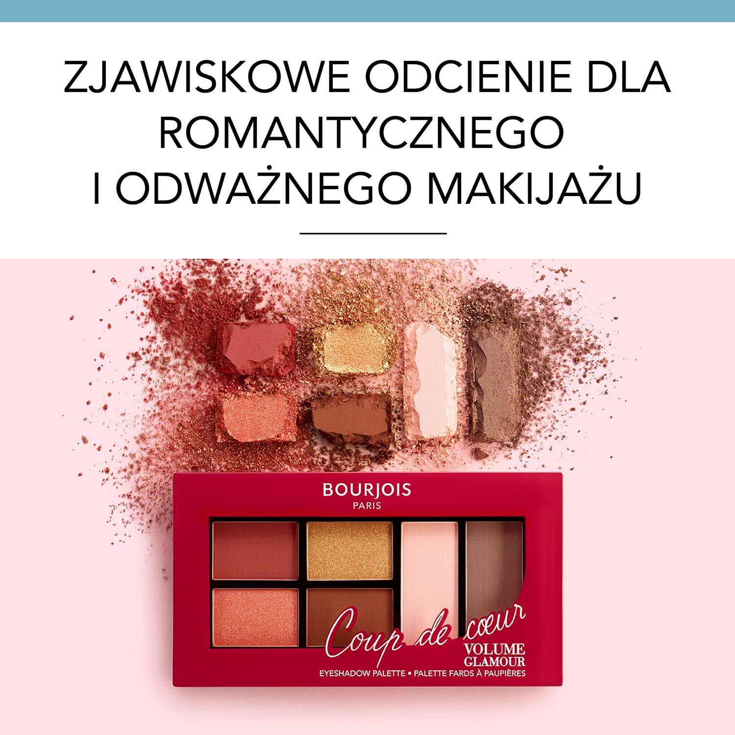 Bourjois Volume Glamour Paleta Cieni do Powiek, 001 Intense Look, 8,4 g