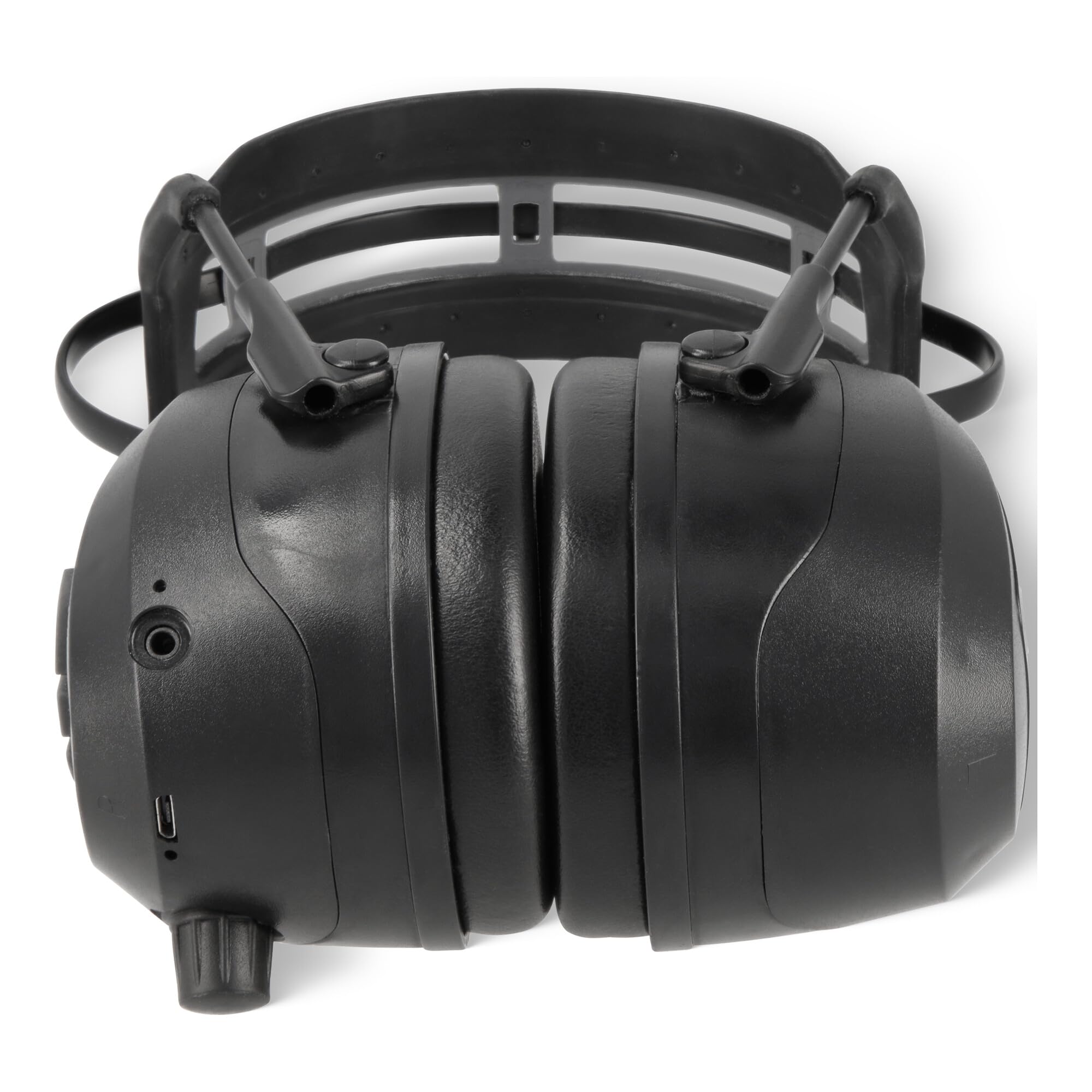 STIER Kapselgehörschutz, SNR 29 dB, CE zertifiziert, mit FM Radio, Bluetooth & AUX, Gehörschutz, 16h Nutzungsdauer, mit 4GB-SD Card, MP3-Dateien abspielen