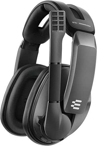 Miniatura 4 de Sennheiser GSP 370 - Auriculares inalámbricos para juegos sobre la oreja, Bluetooth de baja latencia, micrófono con cancelación de ruido, giro para