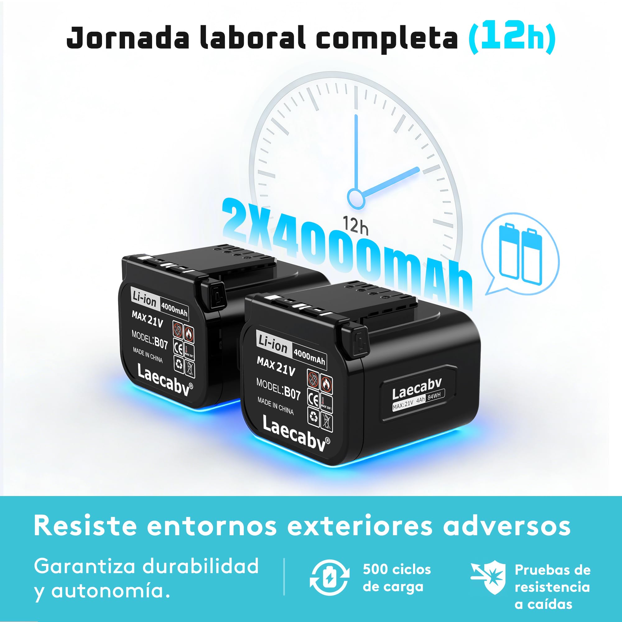 Laecabv Tijeras de podar eléctricas 40mm Corte Progresivo Pantalla LCD, 2x 4000mAh Bateria Tijeras podar Bateria Para jardin Viñedo Olivos