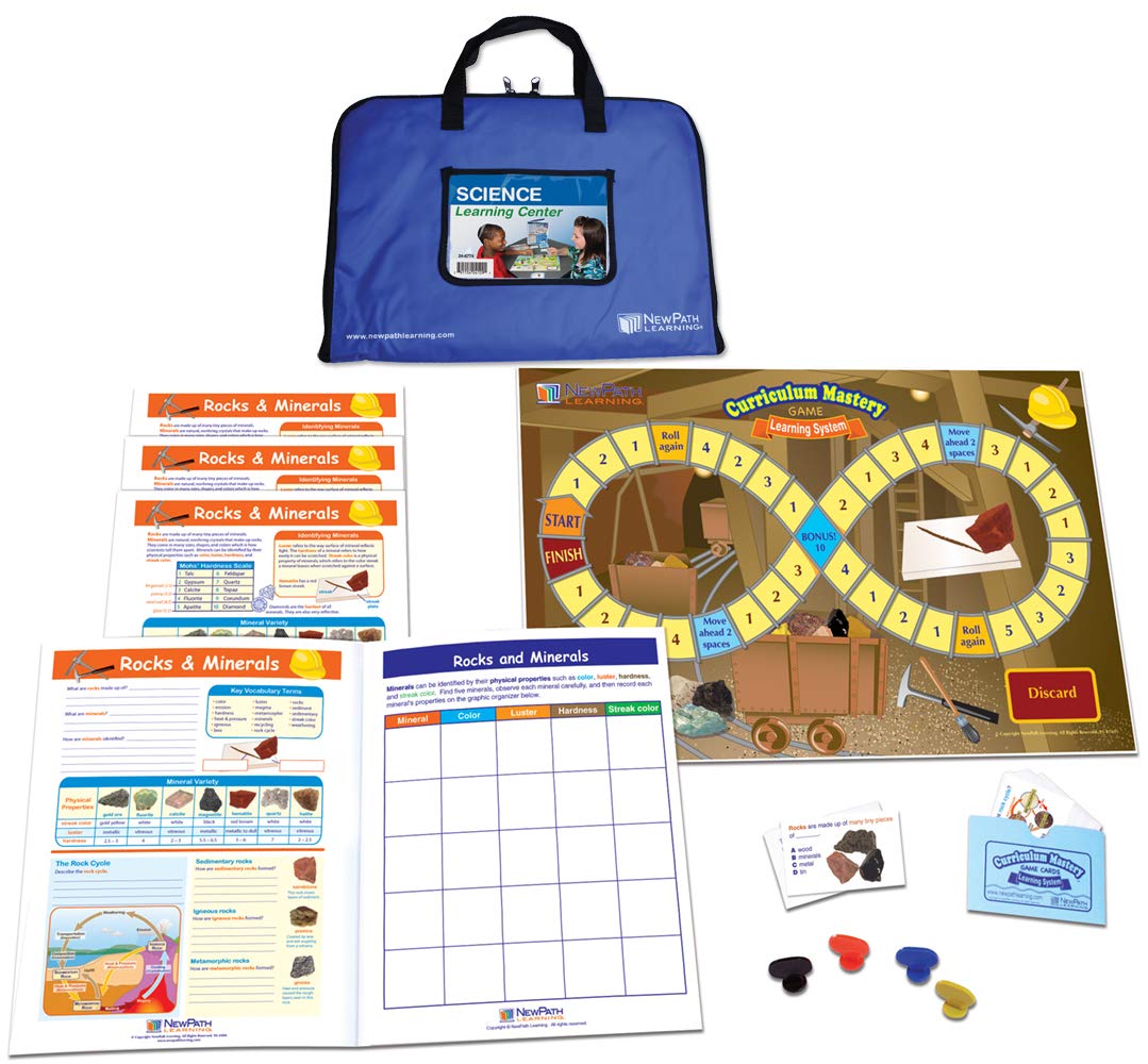 Rocks & Minerals Learning Center Game - Grades 3-5