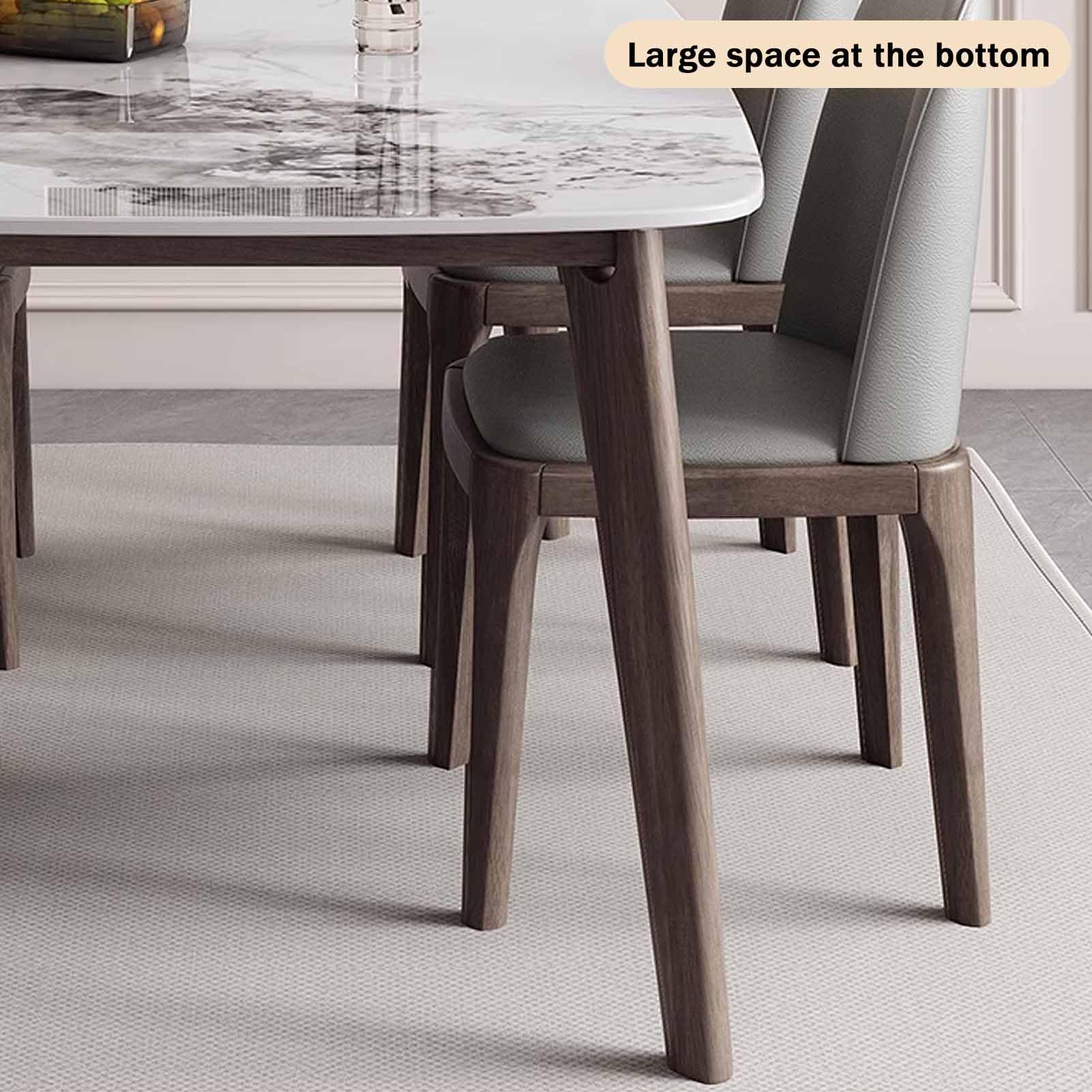 Elegante tavolo da pranzo bianco 120 x 70 cm, cornice rettangolare in legno per 4-6 posti, perfetto per sala da pranzo, cucina e soggiorno (solo tavolo)
