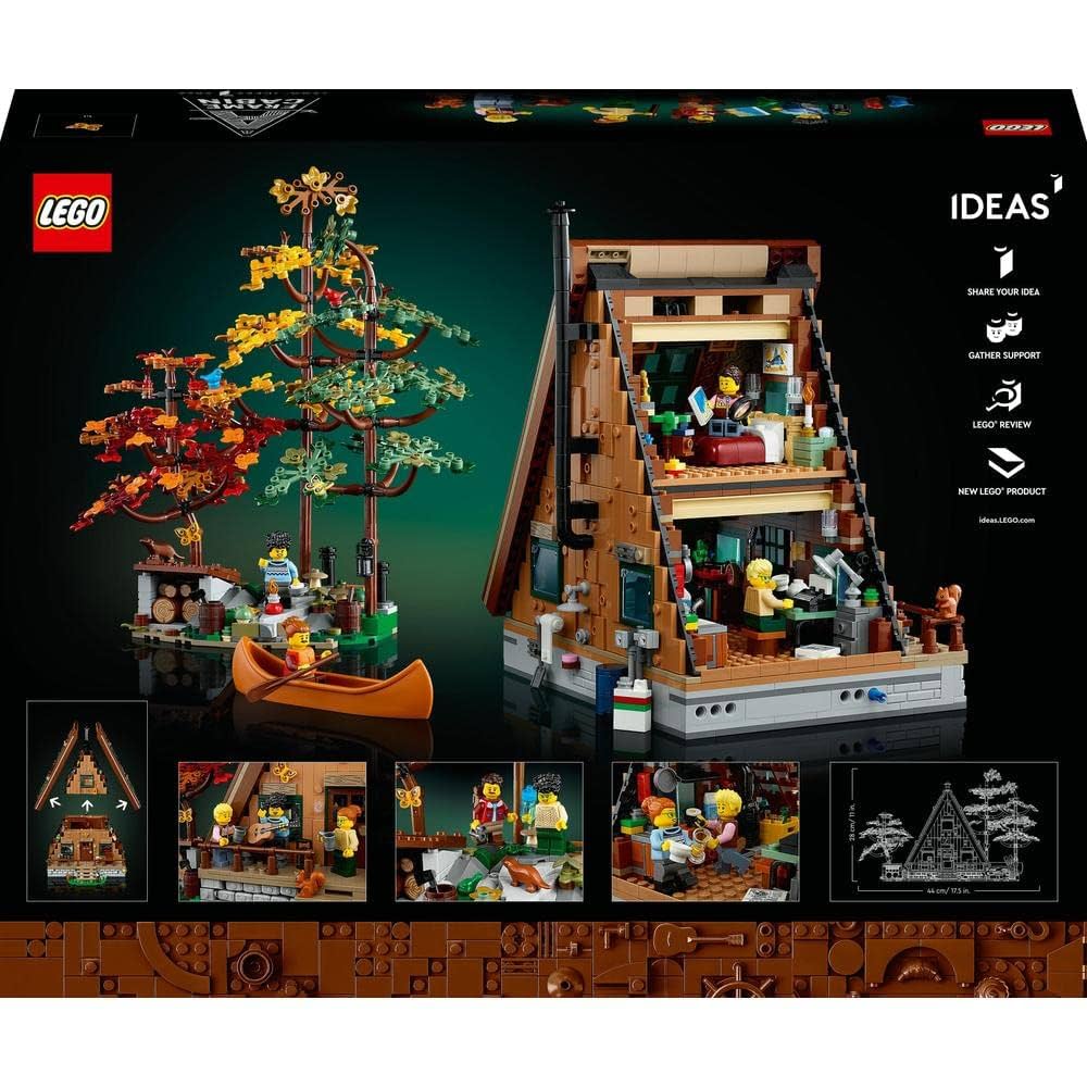 る•*¨*•.¸♬︎ LEGO 21338 Ideas Chatka w kształcie litery A - porównaj ceny