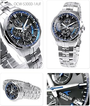 Amazon.co.jp: カシオ CASIO OCEANUS OCW-S3000-1AJF Multiband 6 2013