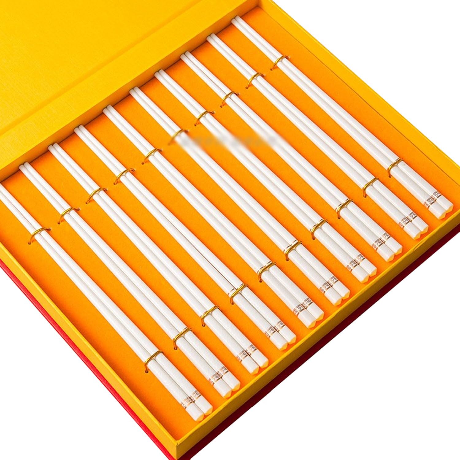 Baguettes à Doigts réutilisables, Lot de 10, Doubles Baguettes en céramique, résistantes aux Hautes températures, 25 cm, réutilisables，A 25cm