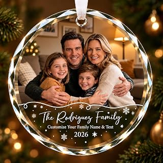 Bemaystar Personalized Family Christmas Ornament 2026