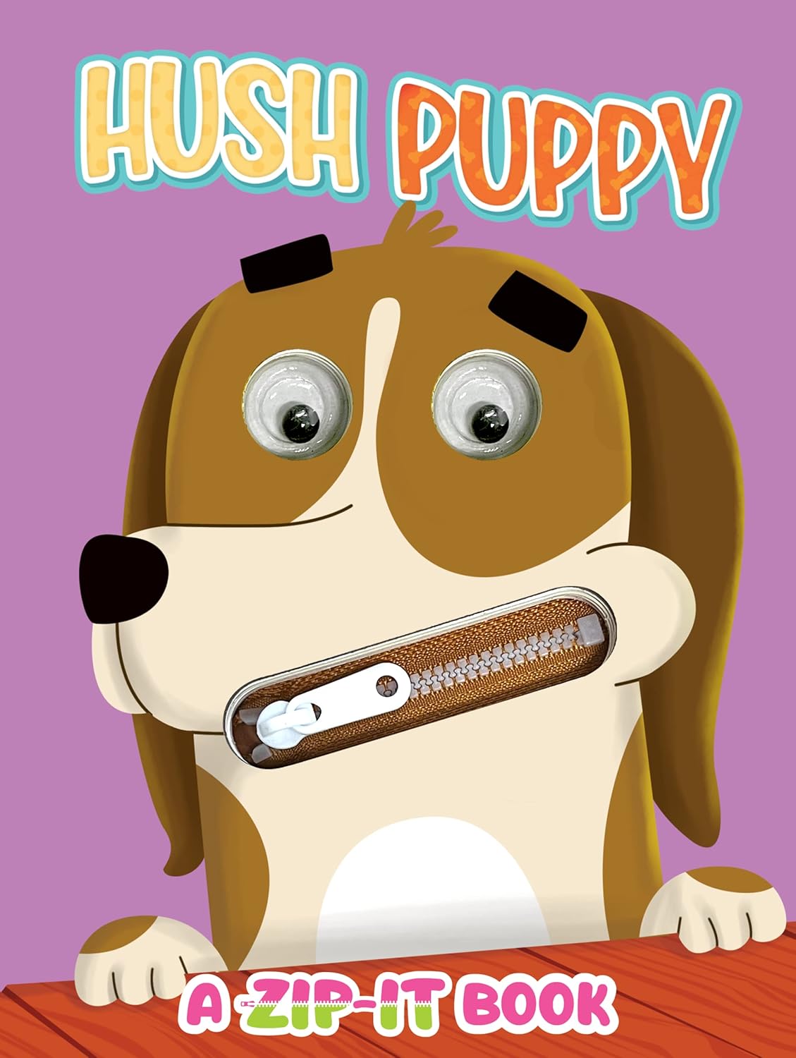Hush Puppy Children's Sensory Board Book Featuring Touch and Feel