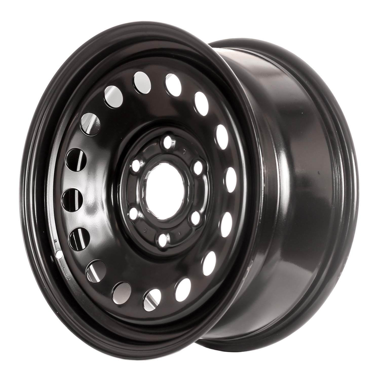 Photo 1 of Multiple Manufactures STL08072U45 Black Wheel with Painted and Meets All Federal Motor Safety Standards (17 x 7.5 inches /6 x 139 mm, 0 mm Offset)