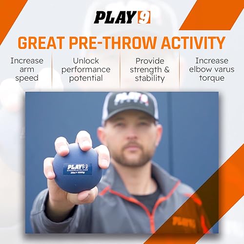 Miniatura 6 de SHOP PLAY 9 Pelotas pliométricas con peso para béisbol  Pelota medicinal suave con peso para béisbol, softbol, pilates, yoga, terapia física y