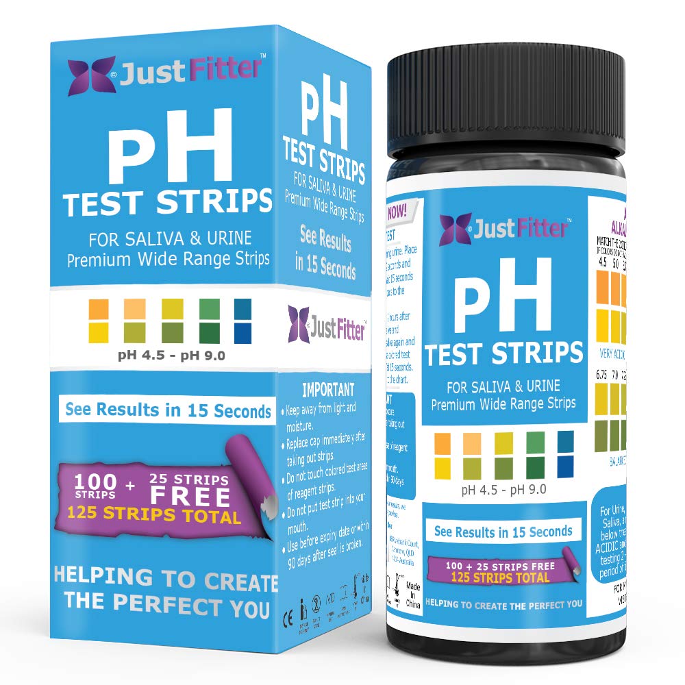 Buy pH Test Strips for Testing Alkaline and Levels in The Body. Track