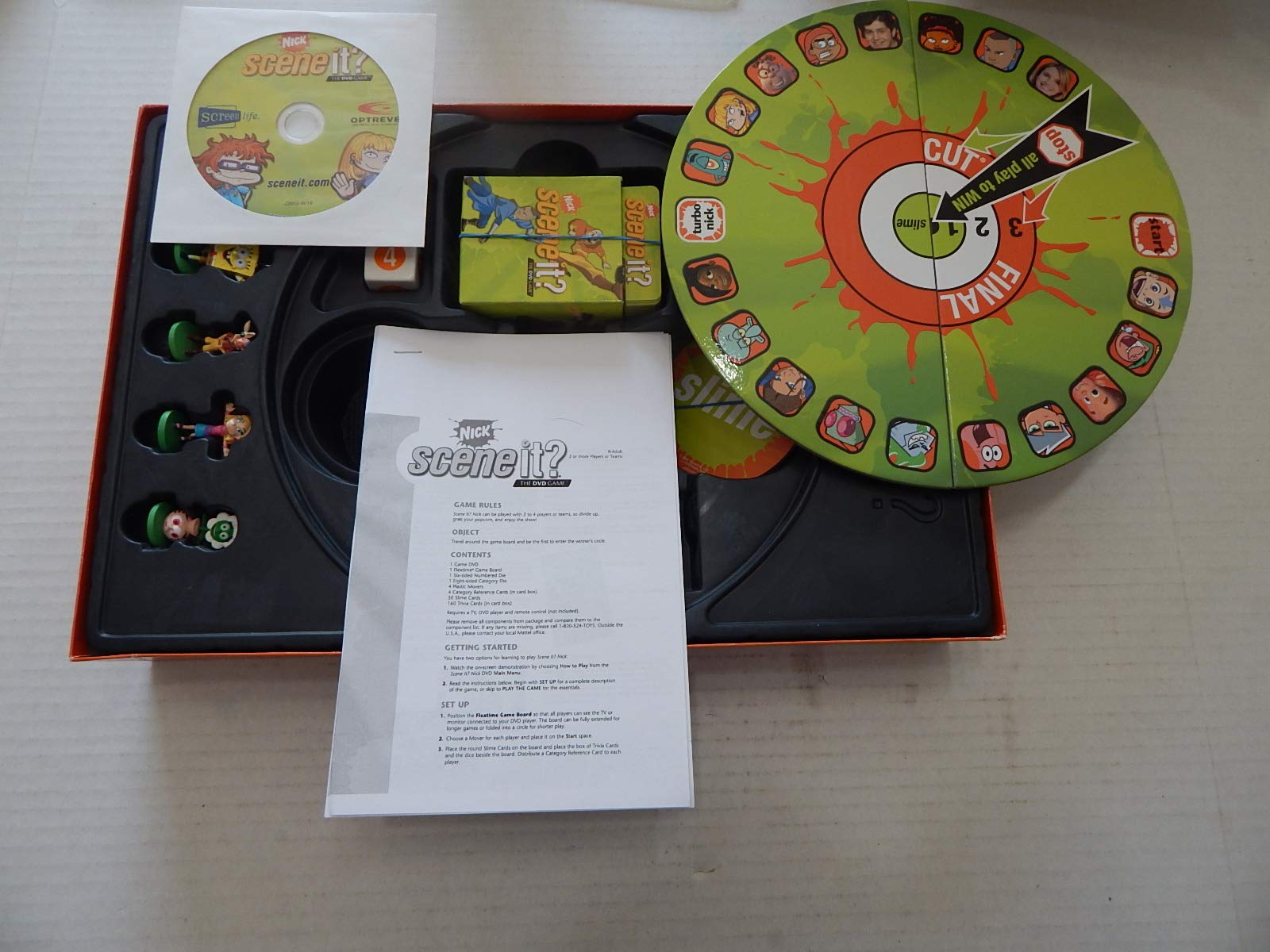 Amazon.com: Mattel Scene It? Nickelodeon DVD Board Game : Toys & Games