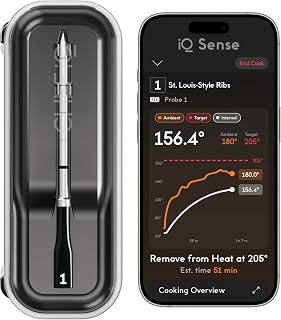 CHEF iQ Sense Smart Wireless Meat Thermometer with Ultra-Thin Probe and WiFi