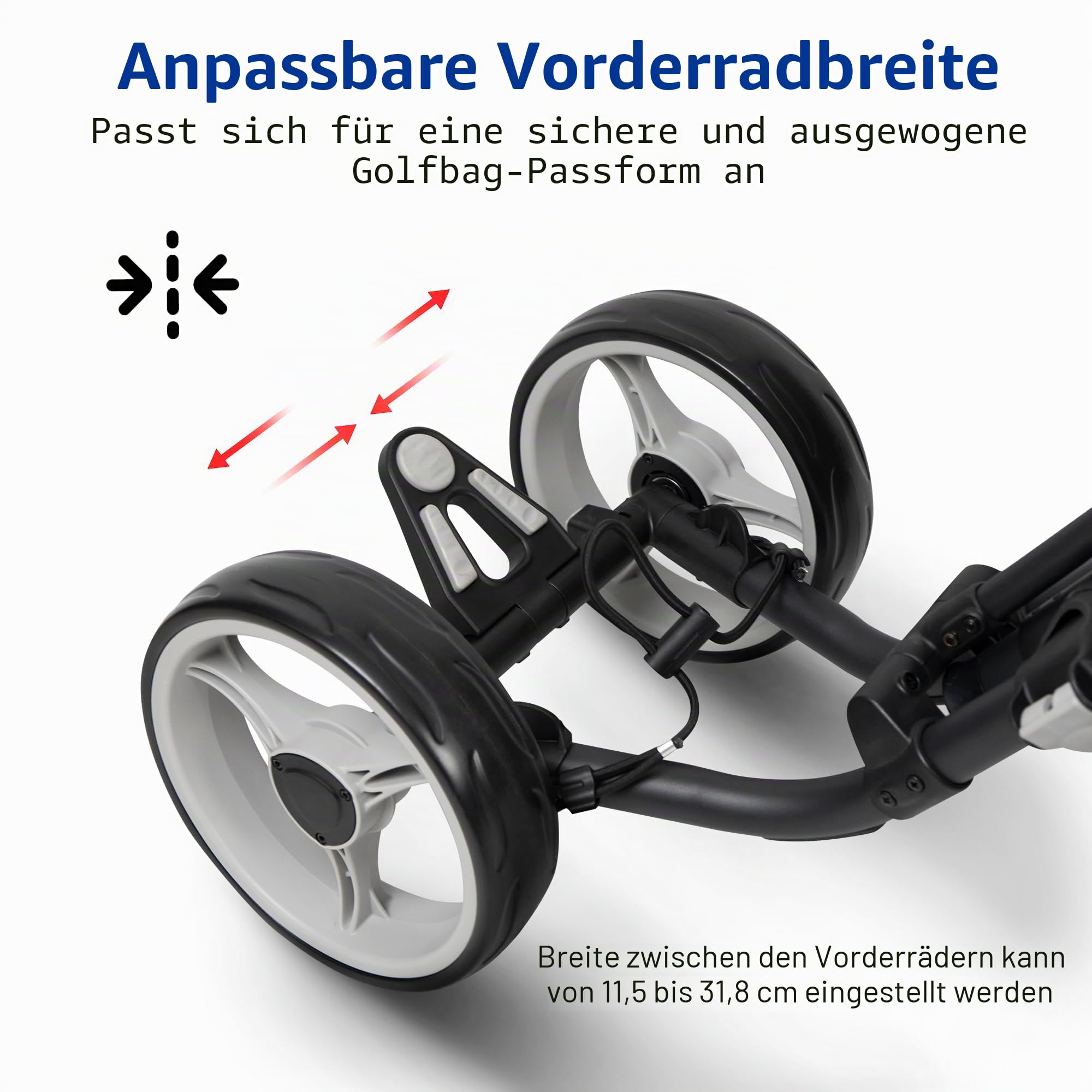 CaddyTek Explorer V8 Superlite Golfwagen mit 4 Rädern, Explorer Version 8