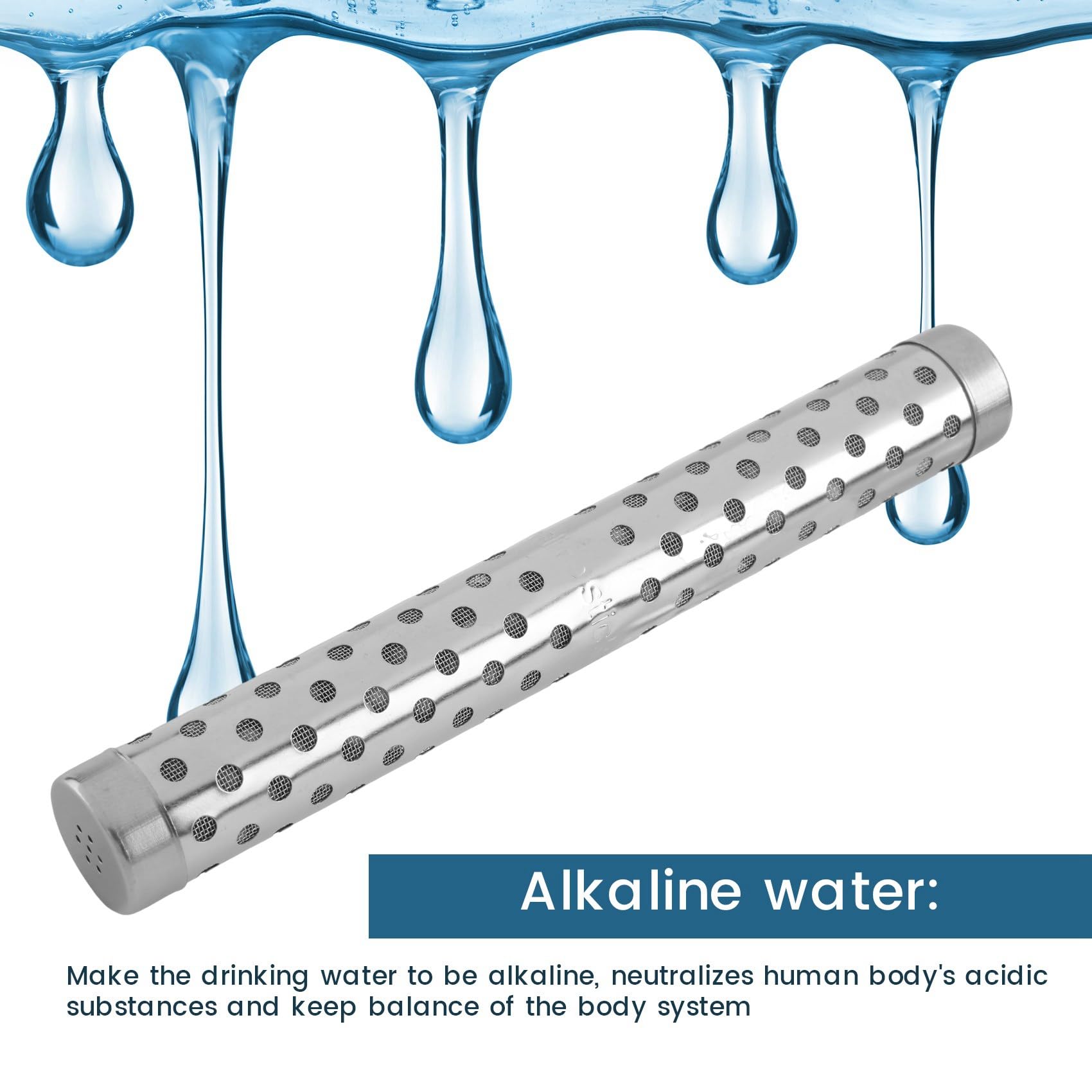 Health PH Ionizer Ion Negativo Purificador de Agua Alcalina Stick Nano Hoc