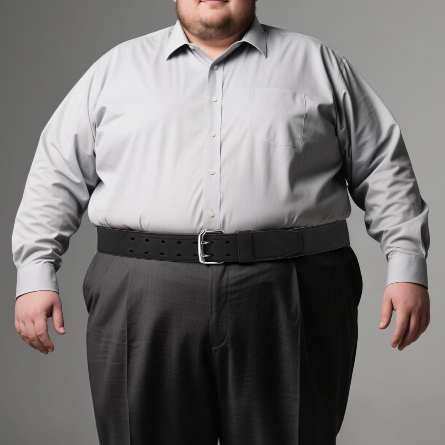 Men's Belt Big & Tall 56"-80" Genuine Leather Belt Reinforced Strap Casual Work Jean Extra Long Belts - Image 4