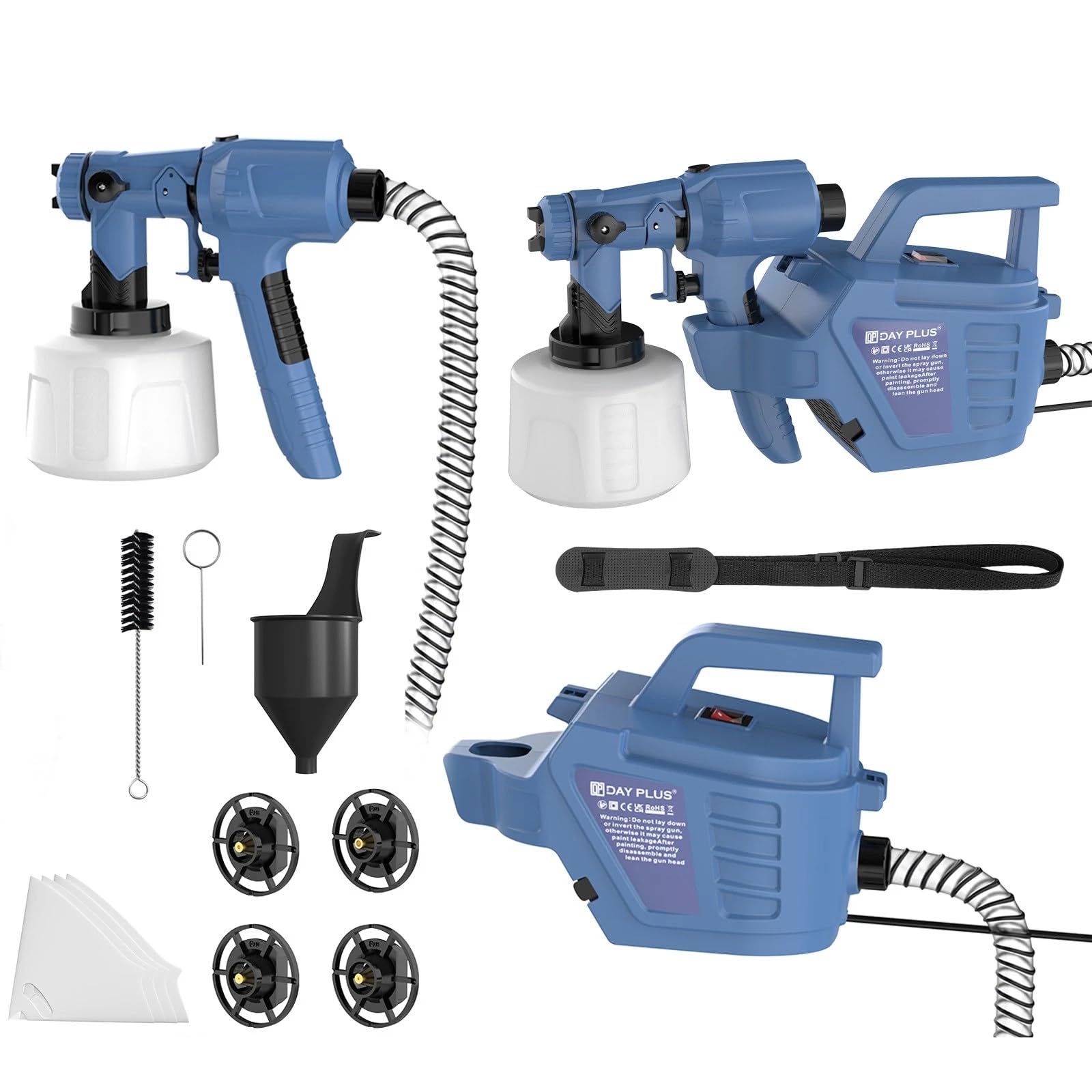 1600 W HVLP - Pistola a spruzzo elettrica universale