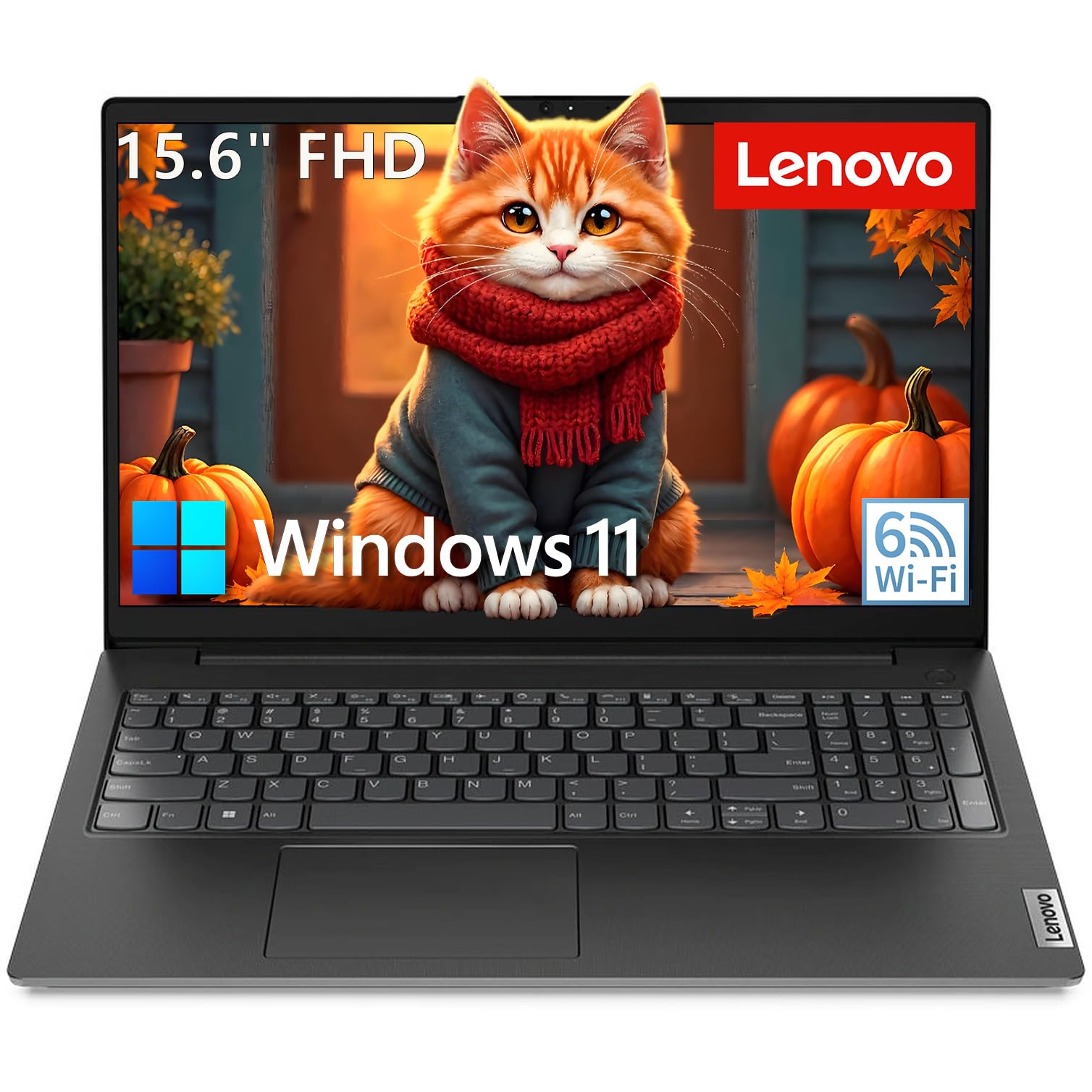 Lenovo Laptop Computer for Business and Home Student Study, 15.6" FHD, Intel Dual-Core Processor, 16GB DDR4 RAM, 1TB PCIe SSD, WiFi 6, Bluetooth 5.2, HDMI, Type-C, Ethernet, Black, Windows 11 Pro