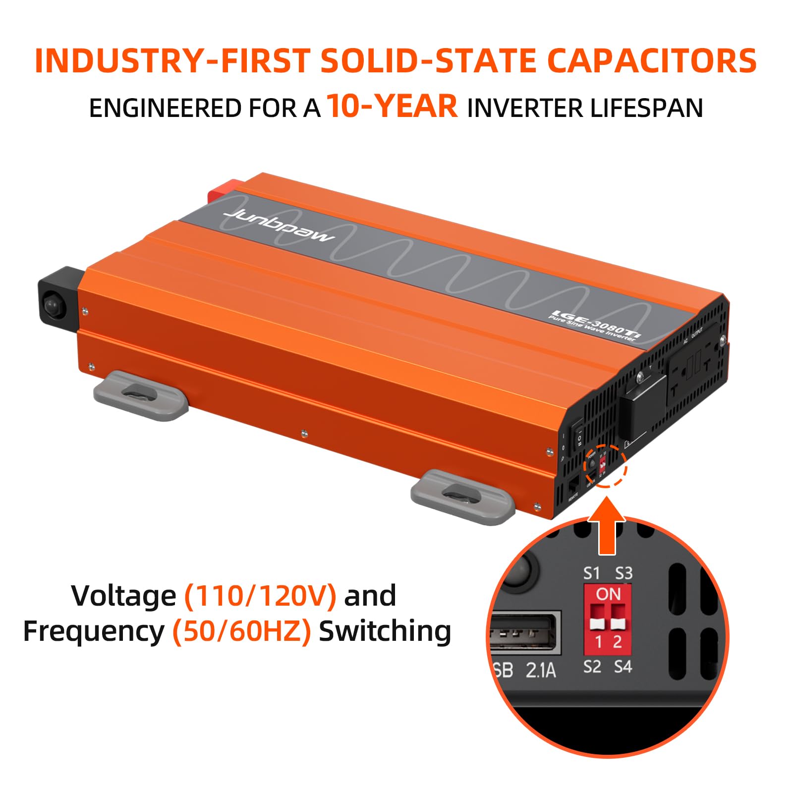 Amazon.com: 3080W Pure Sine Wave Inverter 24V to 110V | Ultra