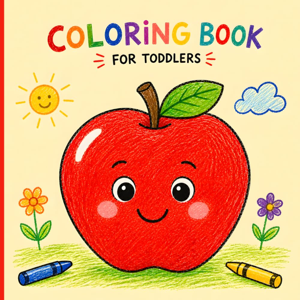 COLORING BOOK FOR KIDS Ages 2-6 | Early Learning Drawing & Coloring Book | Coloring Book for Toddlers: Kindergarten & Preschool | Fun Coloring Book for Boys & Girls