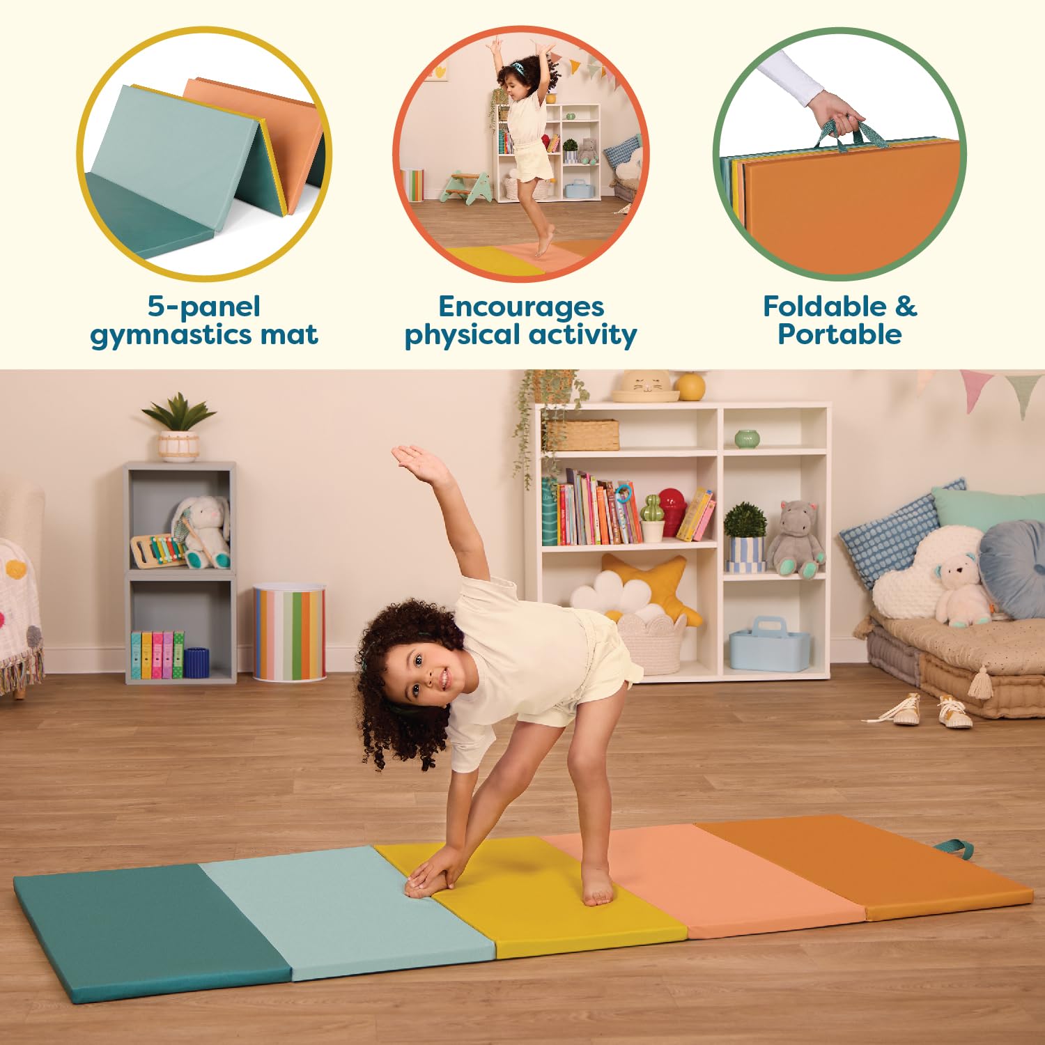 B. toys Tappetino da ginnastica WonderTumble, pieghevole