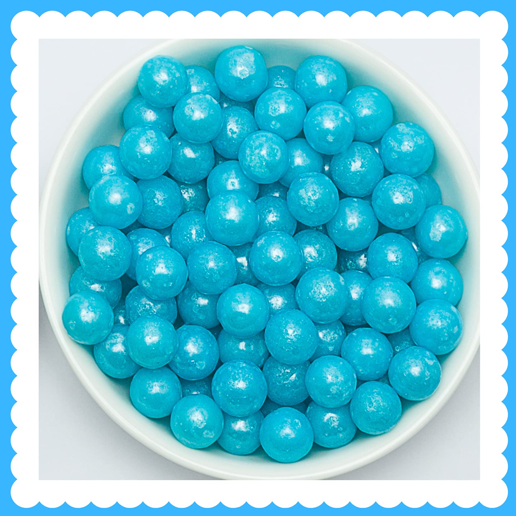 Sugar Pearl - Blue- 8mm (100)