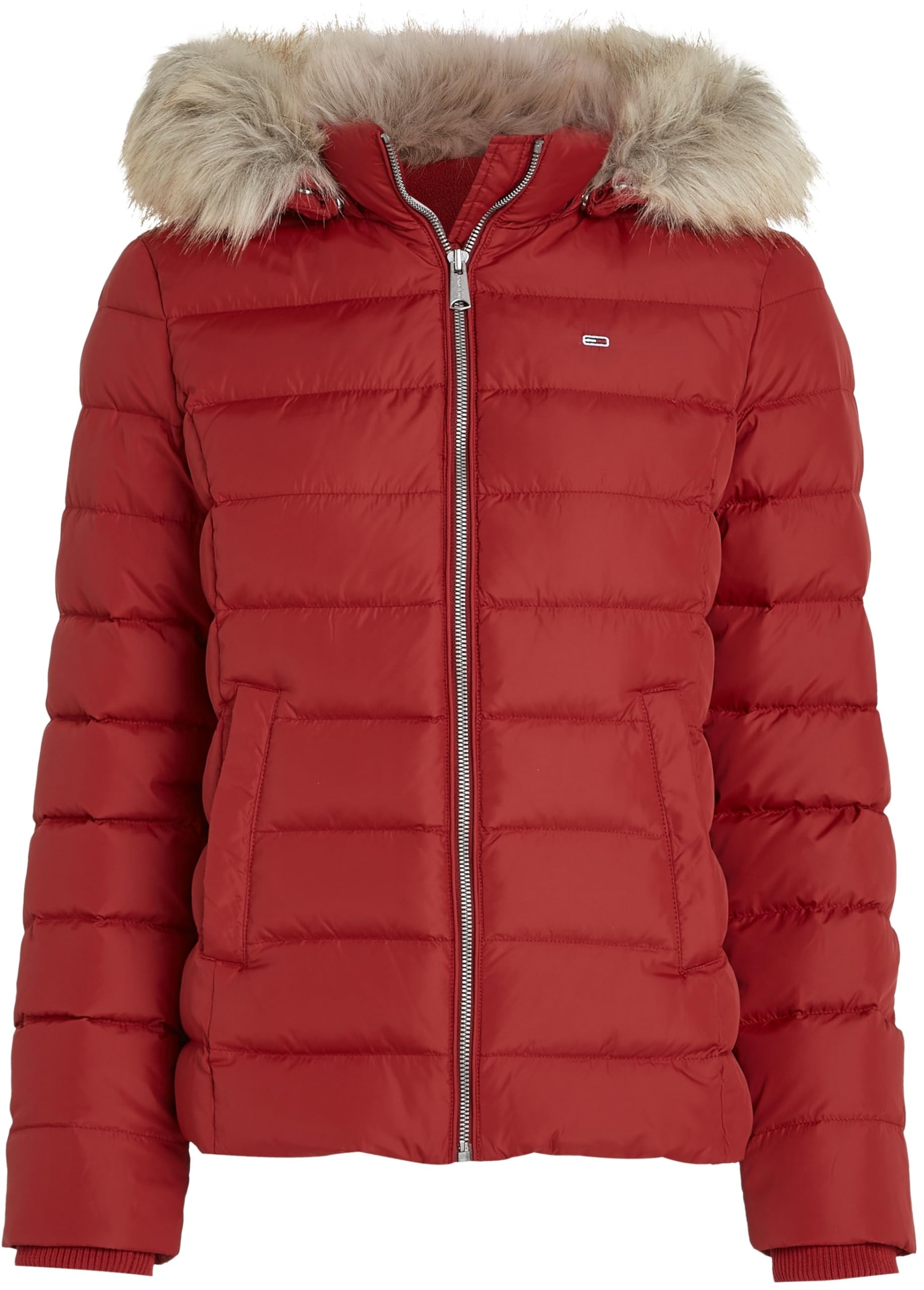 Tommy Jeans Donna Piumino Basic Hooded Down Jacket con Cappuccio