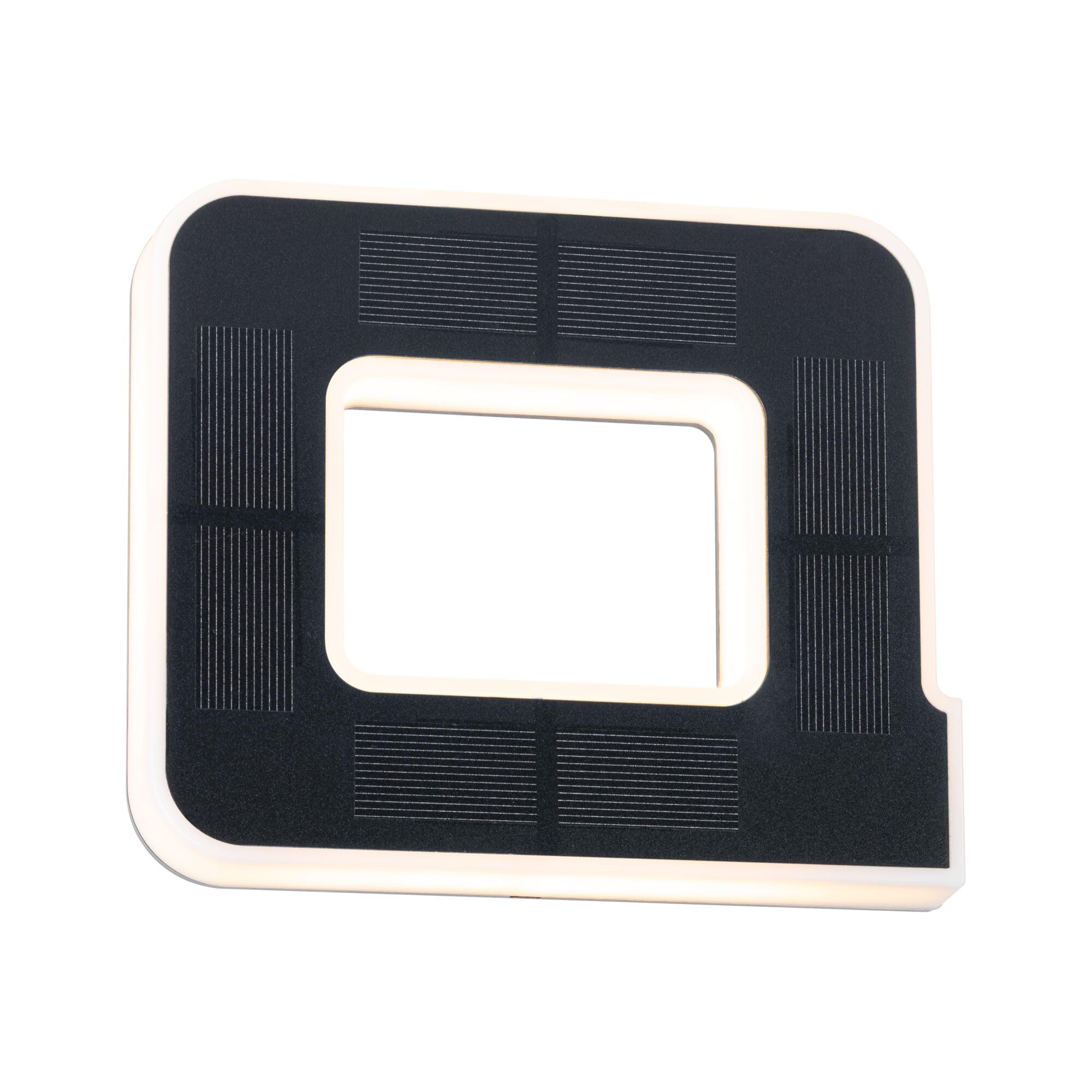Paulmann 94650 LED Solar Hausnummer A IP44 Warmweiß Akku wechselbar incl. 1x0,2 Watt Solarleuchte Schwarz Solarlampe Kunststoff Solarlicht 3000 K