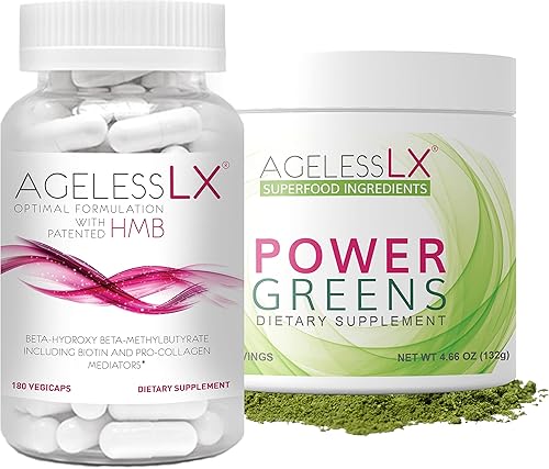 Miniatura 1 de AgelessLX Cápsulas con Power Greens Superfood Powder