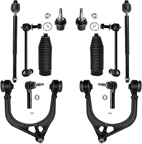 Miniatura 110 de Detroit Axle - Kit de suspensión frontal de 12 piezas para Toyota Corolla 2003 2004 2005 2006 2007 2008, 2 brazos de control inferiores, 2 rótulas