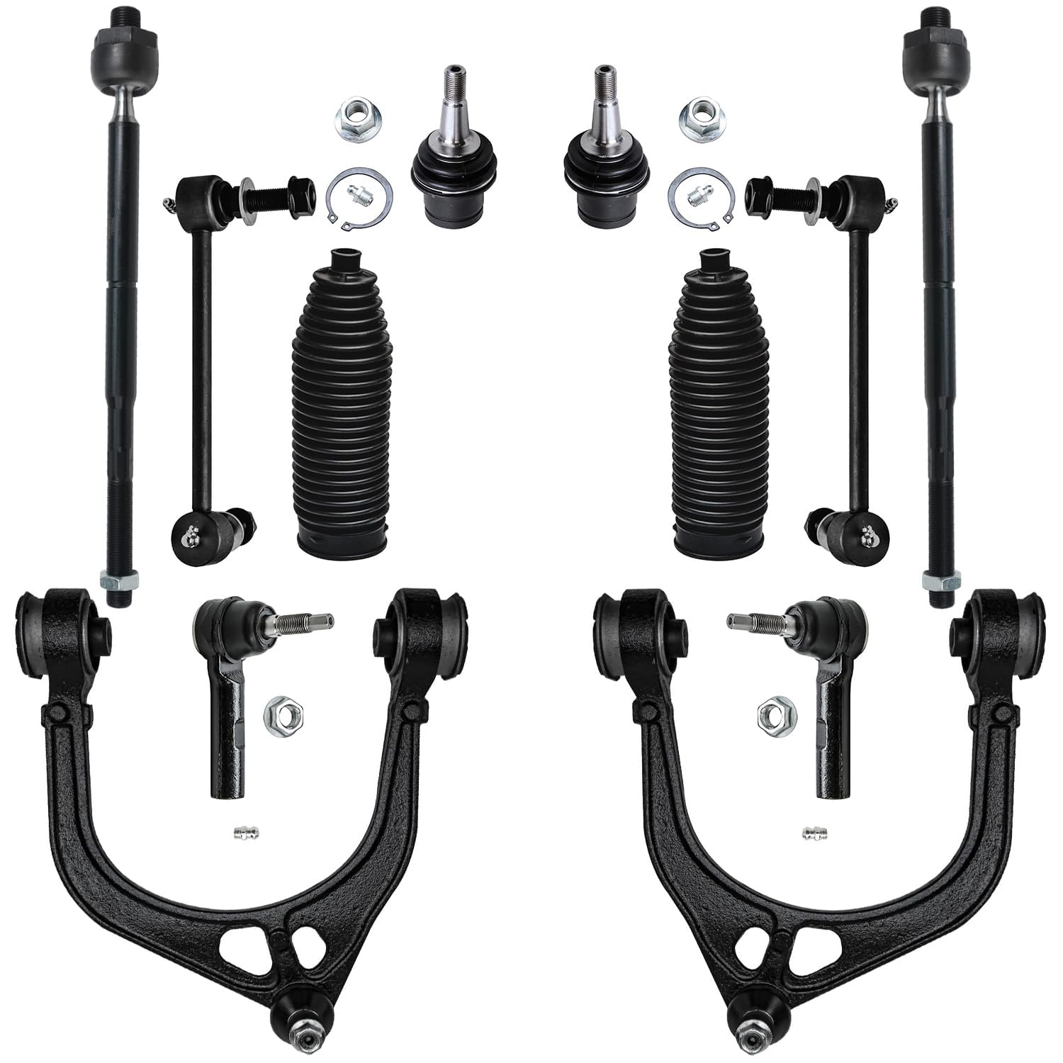 Detroit Axle - RWD Front 12pc Control Arms Kit for Chrysler 300