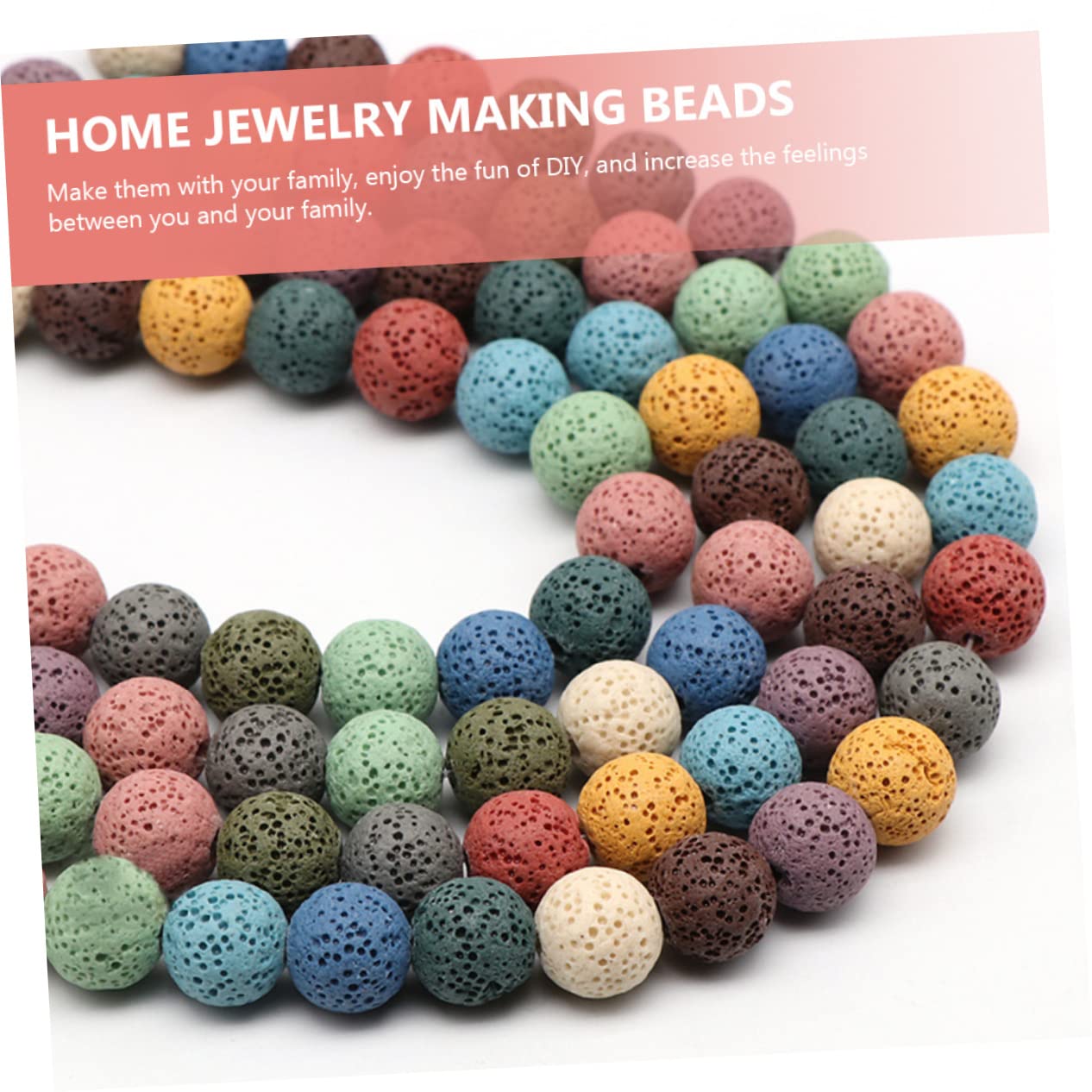 EXCEART 200piezas Abalorios De Para Cuentas Sueltas Para Manualidades y Decoración Para Pulseras y