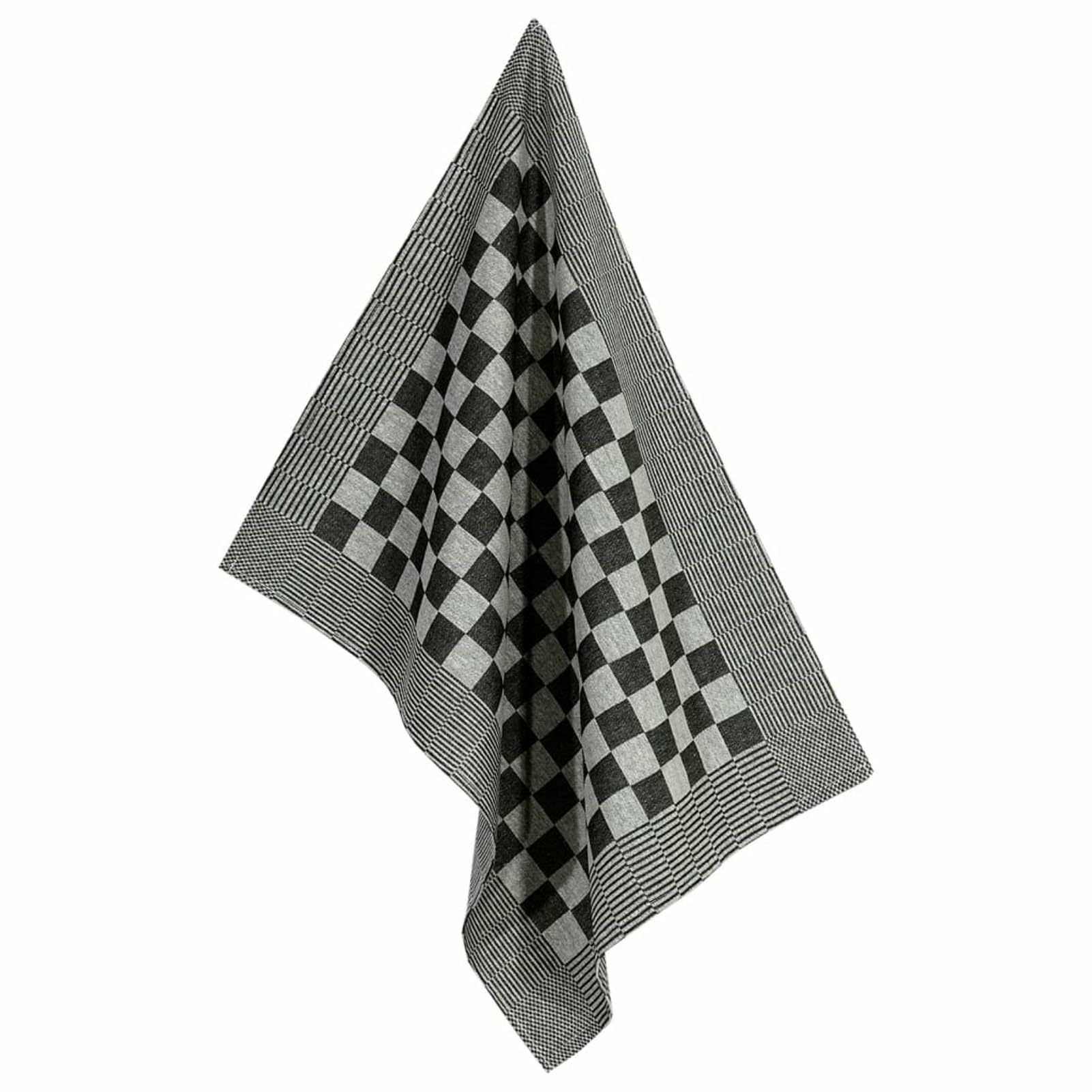 Homgoday Set Strofinacci 20 pz in Cotone Nero e Bianco, Decor da Mobili da Interni per Soggiorno Ufficio Camera da Letto