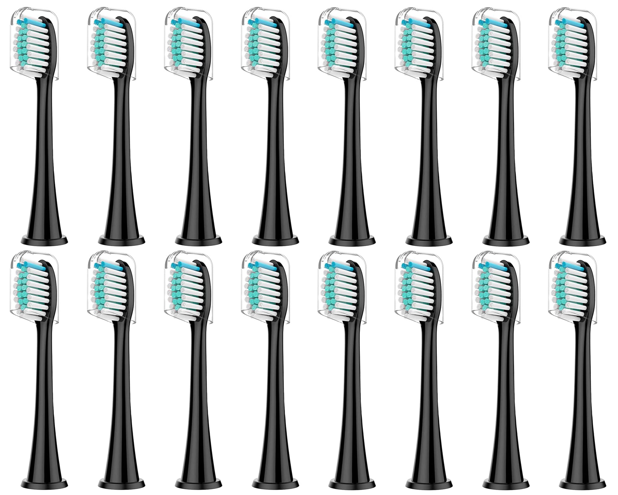 Rebeool 16 Stück Ersatzbürsten Kompatibel mit Philips Sonicare, Zahnbürstenaufsatz für Protective 4500, 5100, 3100,4300, Diamond 9000, 9400 Aufsteckbürste für täglich präzise Zahnreinigung