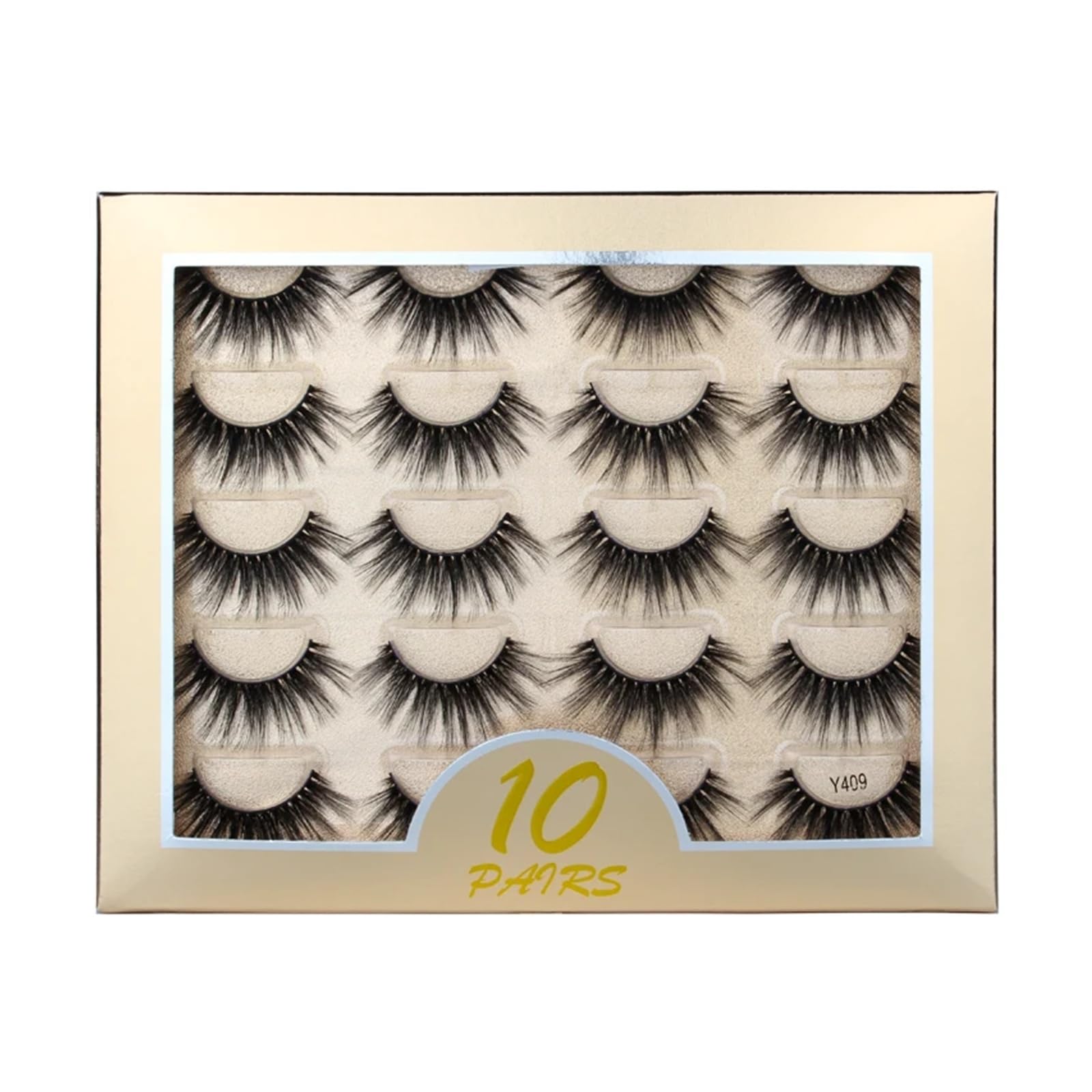 UAMOU Faux Mink Eye Lashes Mix 28 Styles Natural Soft False Eyelashes Fluffy Volume Handmade Faux Cils Makeup