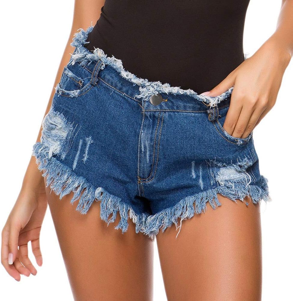 レディース ショートパンツ デニム 洗浄オリジナルデニムショートパンツハイウエストの超短ダーク夏のホットパンツレディースショーツ 美