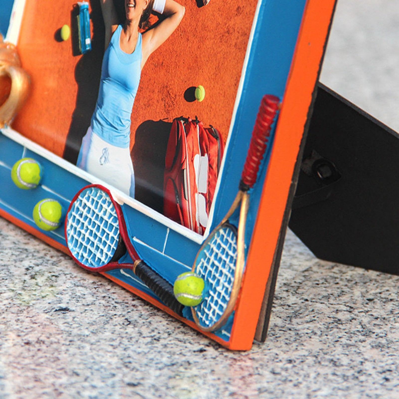 Tennis-Fotorahmen, Bilderrahmen-Organizer, Auszeichnung für Heimdekoration, Erinnerungsstück für Männer, Väter, Büroangestellte, Sportler