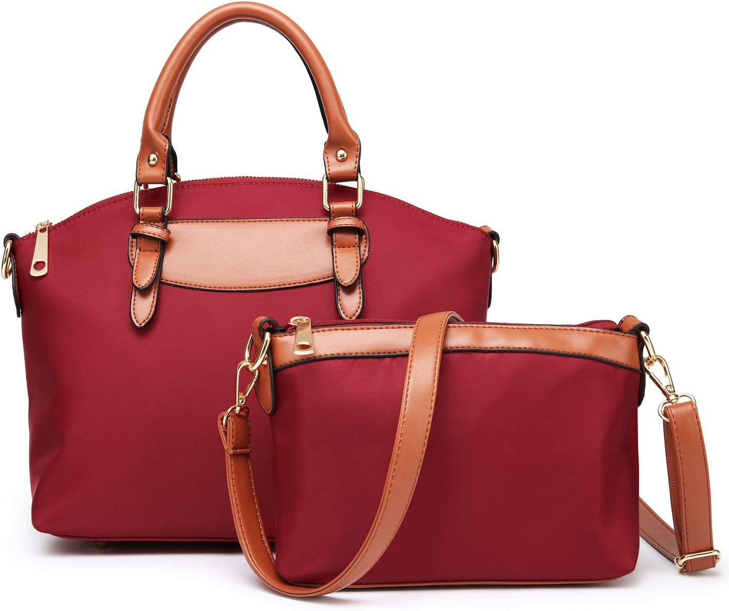 Women Top Handle Handbags Ladies Bags Purses 2 PCS Set Tote Bags Crossbody Messenger Shoulder Bags Designer Satchel