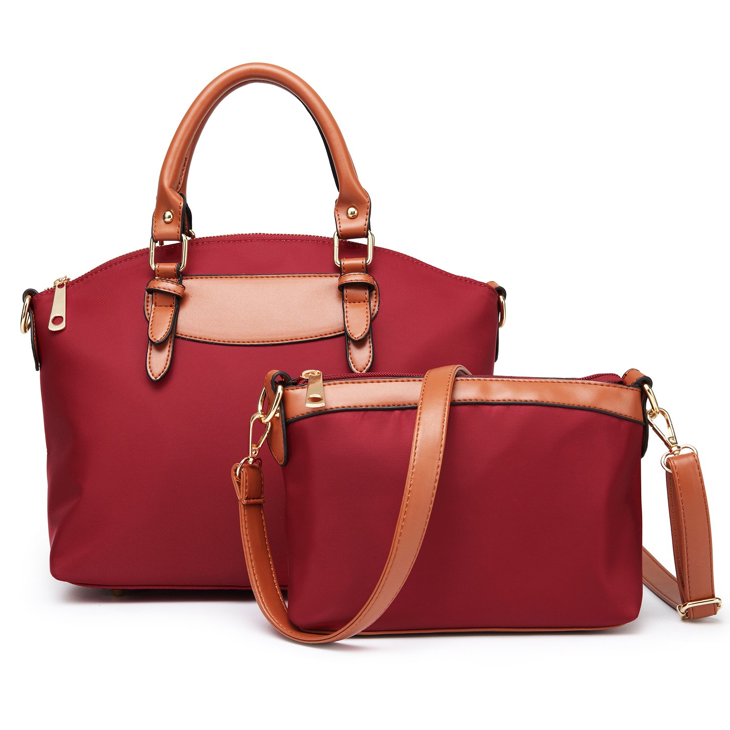 Women Top Handle Handbags Ladies Bags Purses 2 PCS Set Tote Bags Crossbody Messenger Shoulder Bags Designer Satchel