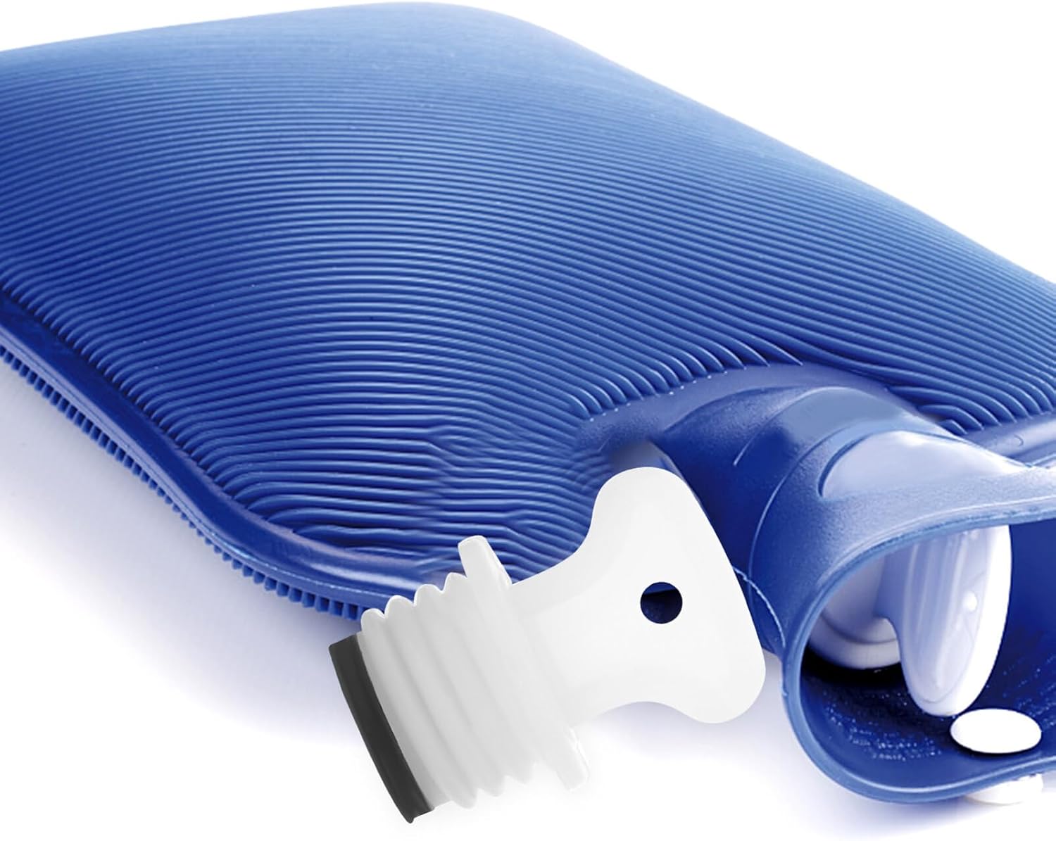 NOLITOY Hot Water Bottle Stopper, 2pcs Small Plastic Hot Water Bag Stoppers 3.5cm Hot Water Sack Plug Hot Water Bottle Screw Cap Replacement Bag Sealing Plugs Top