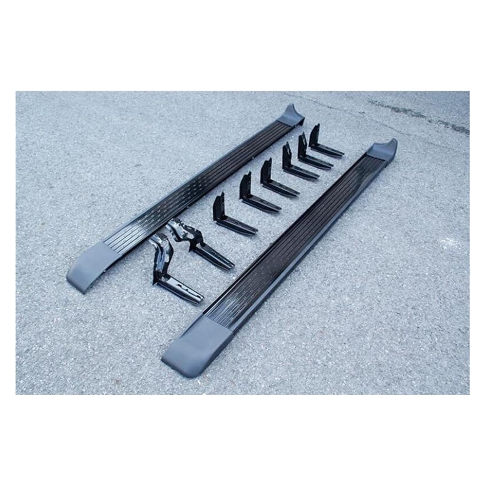 Compatible con Toyota Land Cruiser LC200 V8 200 2008-2021, pedales de barra lateral para estribos, accesorios para automóviles (negro)