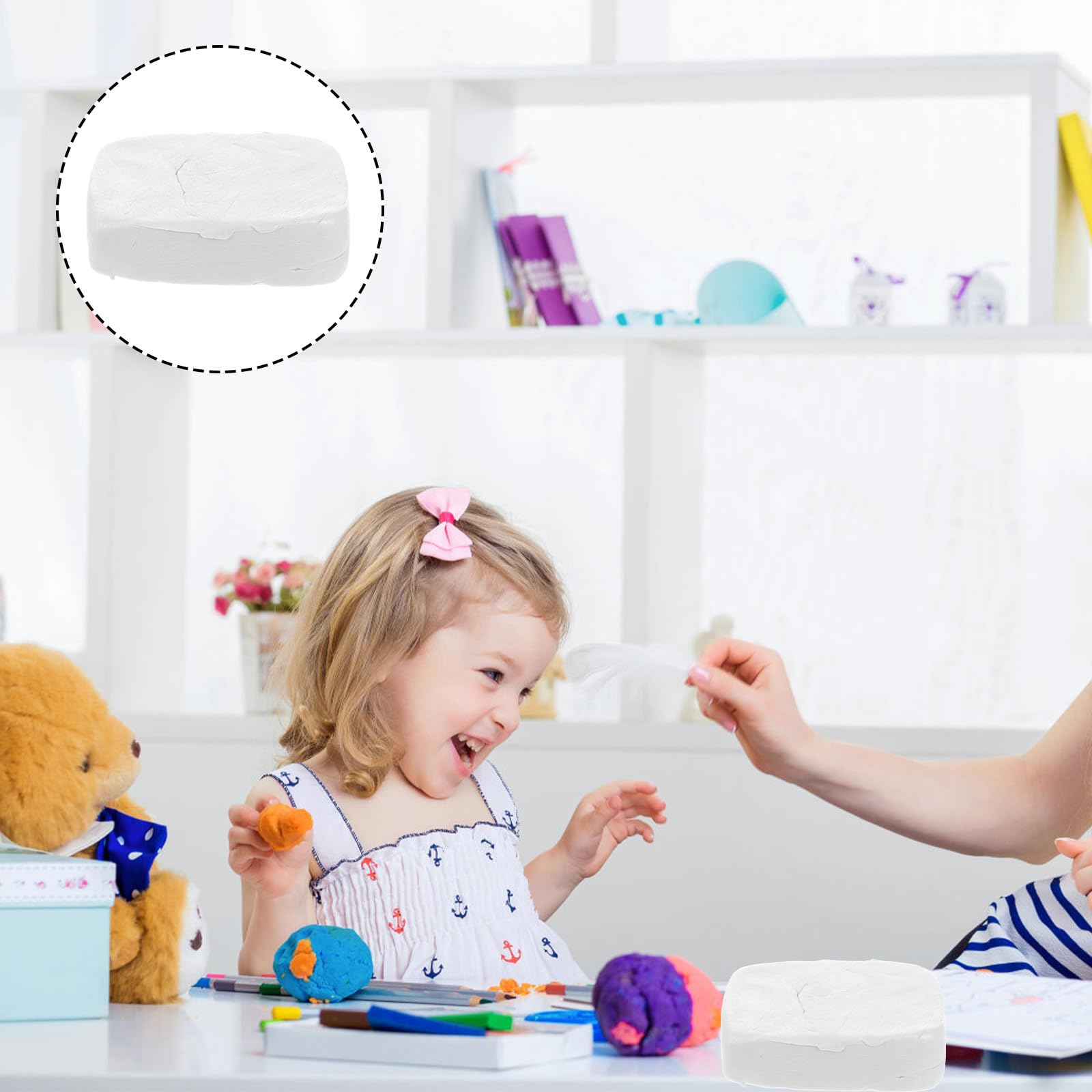 Pâte Polymère Multifonctionnelle, Argile à Modeler pour Garçon et Filles, DIY Sûr Multi-Usages, Pot en Argile, Création Loisirs
