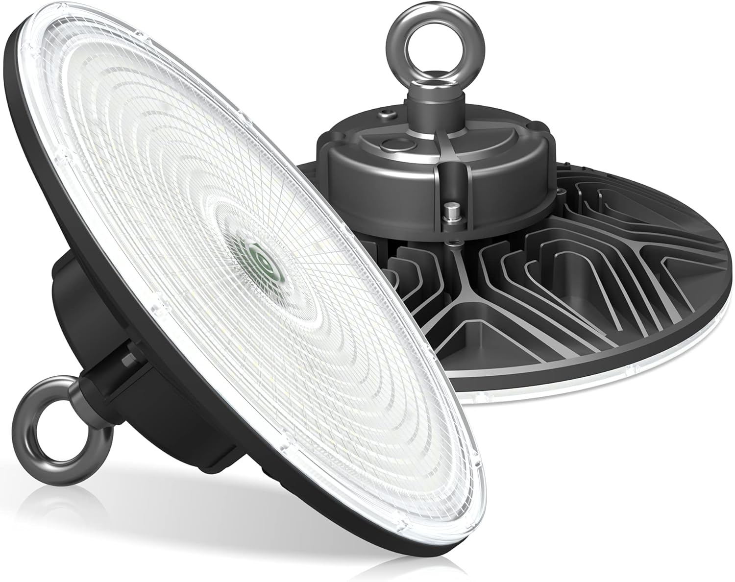 240W UFO High Bay LED Warehouse Lights, 010V Dimmable, 5000K, IP65 Waterproof, DLC & UL Listed