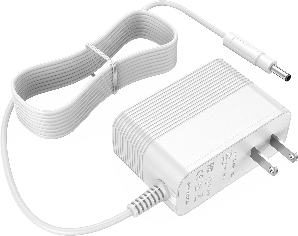 Charger for Google Nest Hub MAX 10" Smart Home Display Power Cord 24V | Replacement for Google Nest Audio Smart Speaker Power Supply 4.9 FT