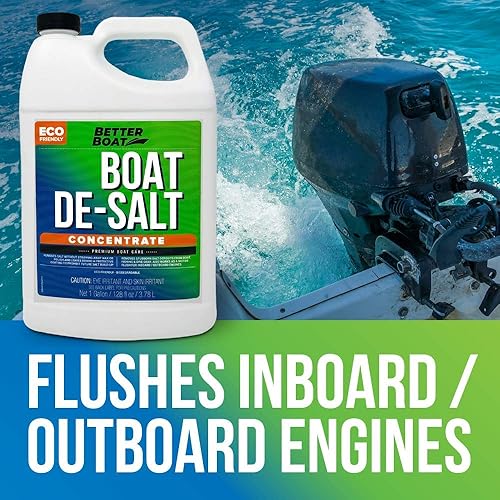 Miniatura 3 de Removedor de sal concentrado de sal para barcos para motores de lavado, barcos marinos, motores de embarcaciones, limpiador de invierno y limpiador
